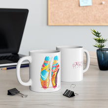 Load image into Gallery viewer, Watercolor Point Shoes - Ceramic Mug 11oz
