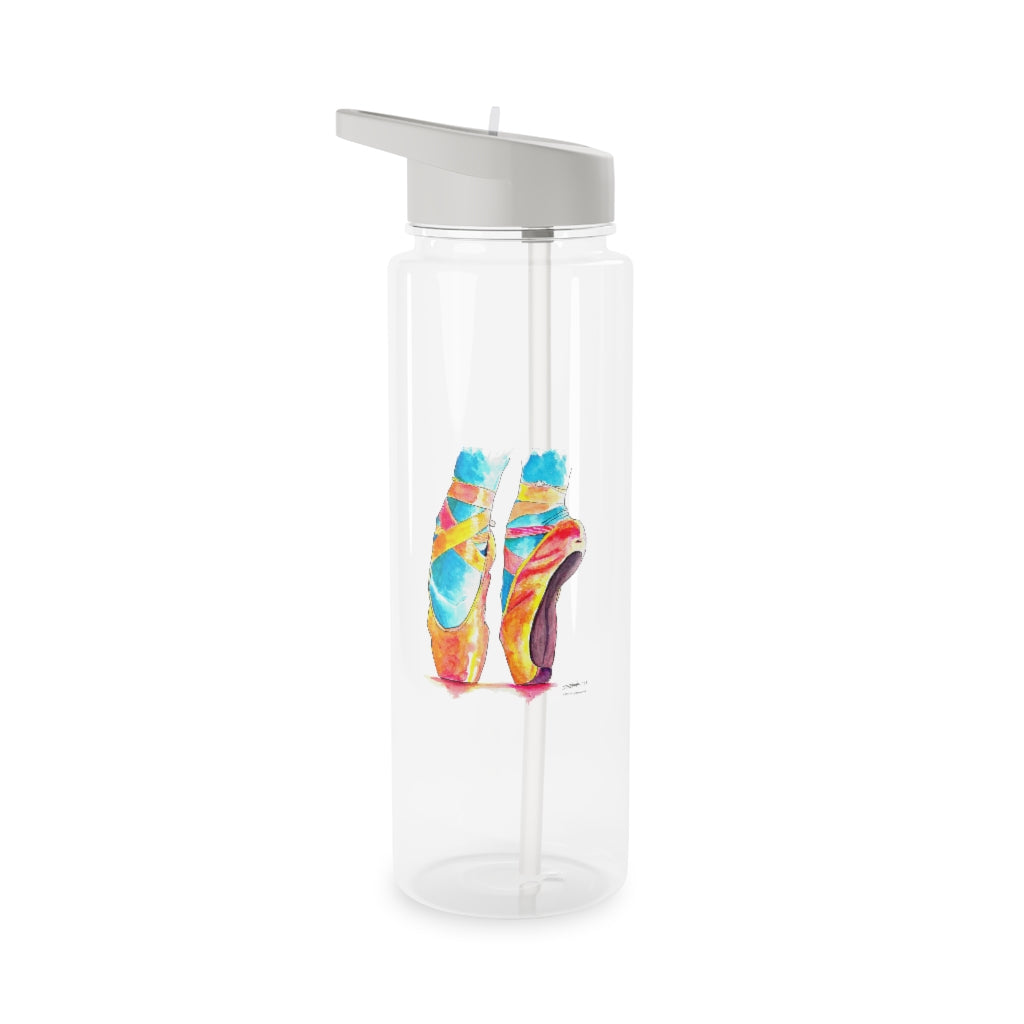 Watercolor Pointe Shoes - 16.9oz or 25oz Water Bottle